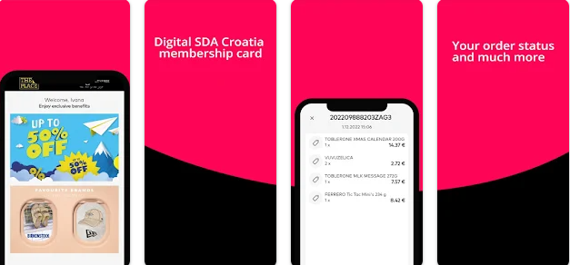 Screenshot of SDA Loyalty Program